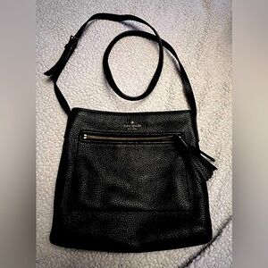 Black Kate Spade crossbody bag